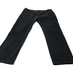 Levis 505 Straight Leg Regular Fits 38x31 Black Classic Denim Jeans